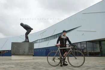 Winterfiets Elfstedentocht door Patrick Winterfiets Elfstedentocht door Patrick