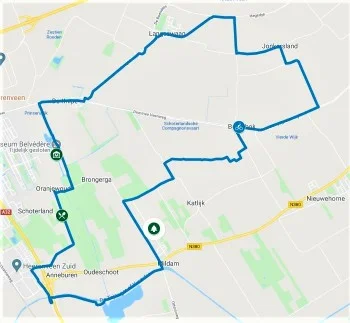 Fietsroute Bontebok 27 km