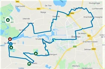 Fietsroute De Veenhoop 50 km