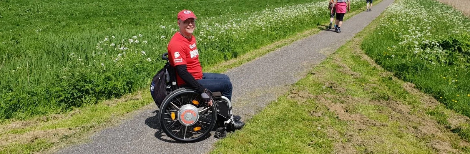 Met de rolstoel door Friesland