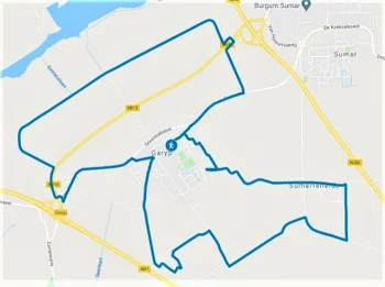 Wandelroute Garyp 15 km openen in Google Maps