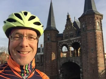 Winterfiets Elfstedentocht van Norbert