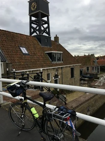 Winterfiets Elfstedentocht door Ellert