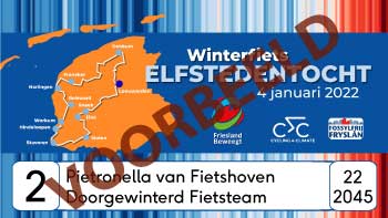 Stuurbordje met teamnaam Stuurbordje met teamnaam