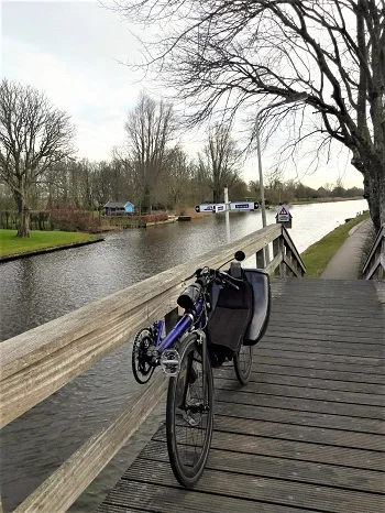Winterfiets Elfstedentocht door Alexander